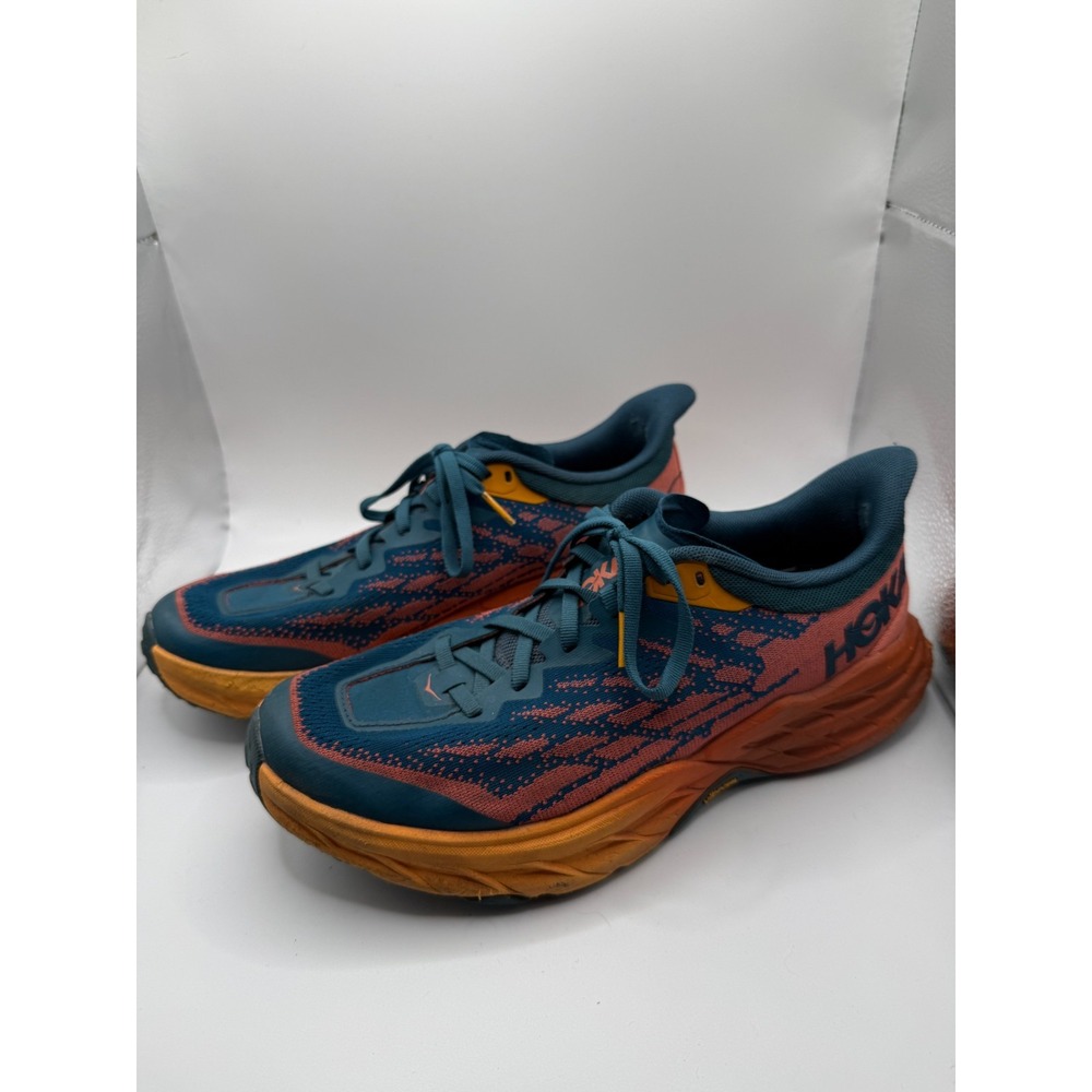 Hoka One One Speedgoat 5 1123158-BCCML Womens 9.5 B Running Shoes Blue Sneakers